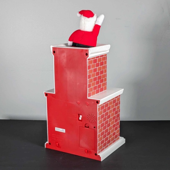 Mr . Christmas 16" Animated Santa in Chimney - Picture 3 of 5